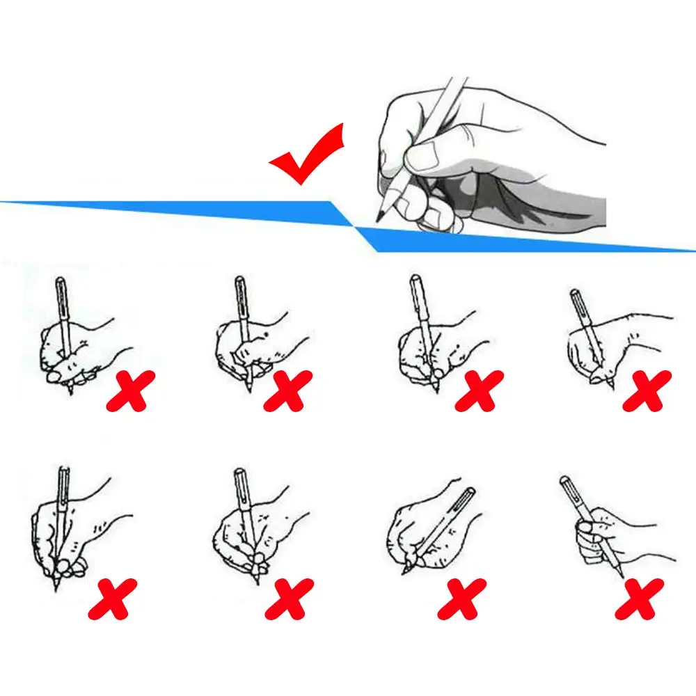 3 шт. ручка-карандаш коррекция осанки точность позиционирования пальцев детский карандаш силиконовый держатель ручка пишущий аппарат швейные инструменты