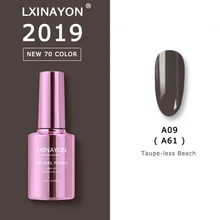 Nouveau 70 couleurs UV vernis à ongles couleur gellak pour manucure couche de Base supérieure paillettes gel vernis à ongles semi-permanent vernis à ongles gel(China)