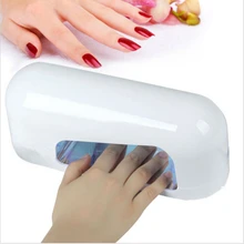 UV Nail Gel Lamp 9W 110V 220V Nail Polish Dryer UV Lamp For Curing Nails Arts With 1PCS 365nm UV Bulb + EU Plug