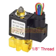 Нить 1/8 ''3 Way клапан высокое качество мини воды электромагнитный клапан 1PC-VX2320-06 DC12V