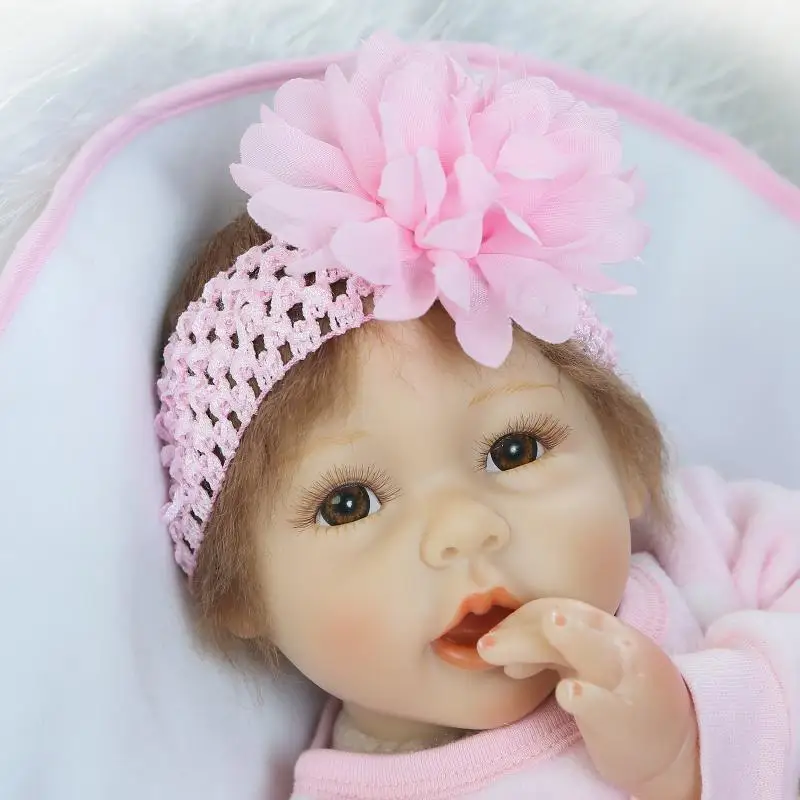 

Reborn dolls baby toys 22" 55cm silicone reborn baby dolls for children gift bebe alive reborn bonecas soft touch realistic doll