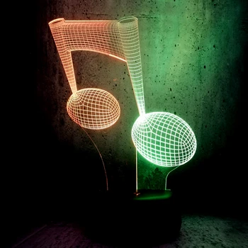 

Music Note Romantic Wonderful Mixed Color 7 Colors Change Touch Mood Home Party Decor Friend Family Birthday Gifts