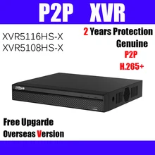 Dahua XVR5108HS-X XVR5116HS-X 8CH 16CH цифровой видеорегистратор Penta-brid 1080P компактный 1U P2P Замена XVR5108HS XVR5116HS