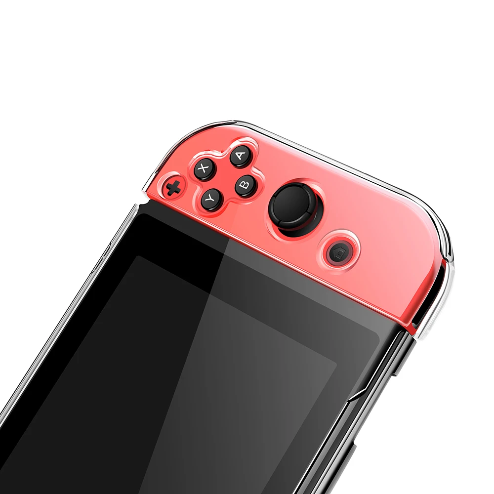 Жесткий защитный чехол для ПК Powstro для PND Switch NS NX, прозрачный чехол с кристаллами, аксессуары для Ps4, корпус контроллера