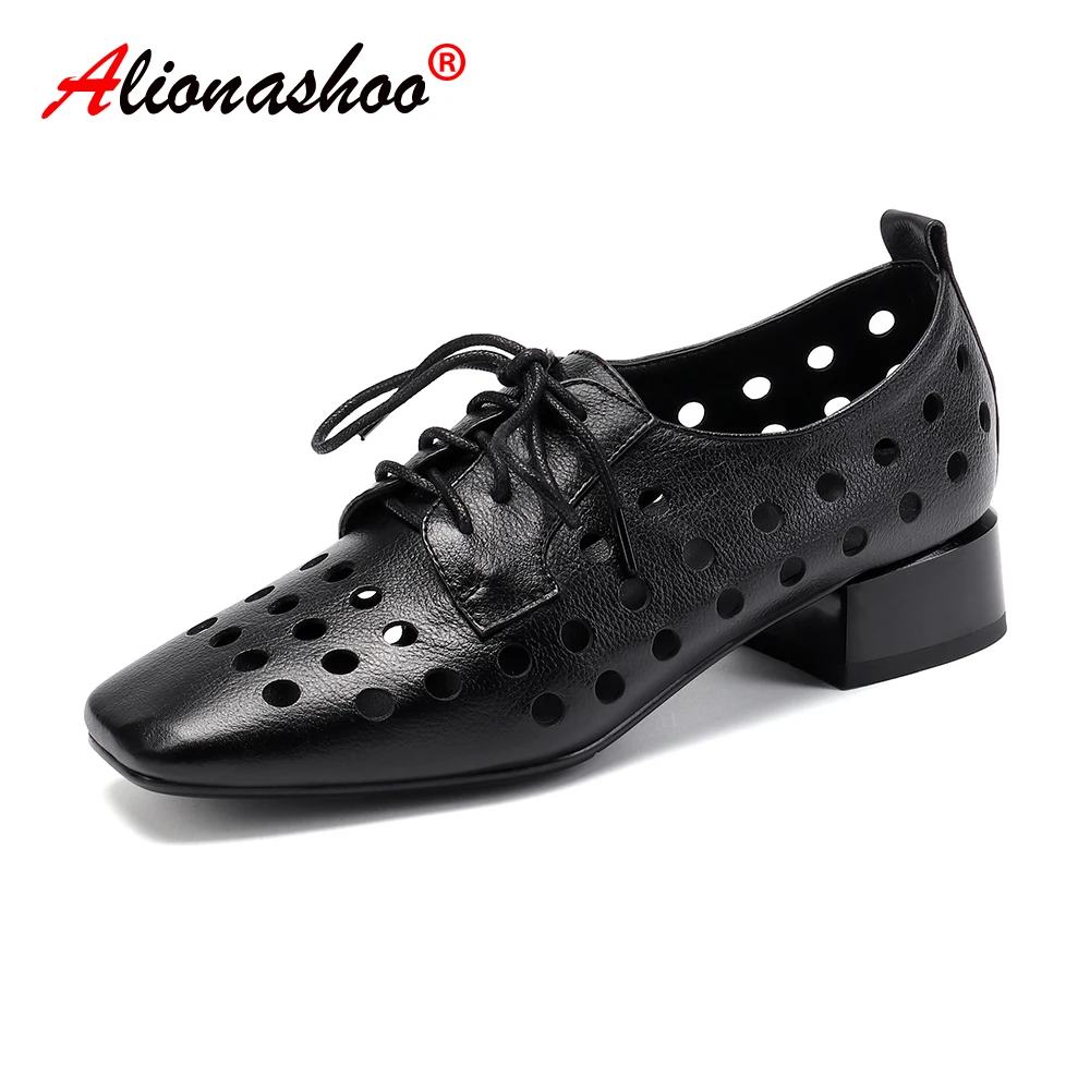 

Women's Soft Flats Shoes 2019 Summer Genuine Leather Handmade Ladies Shoe Leather Sandals Women Flats Retro Style Mother Shoes