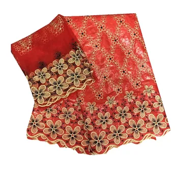 

Most popular latest African Embroidered beaded fabric bazin riche getzner fabric for Nigerian Evening/Party dresses ly66-47