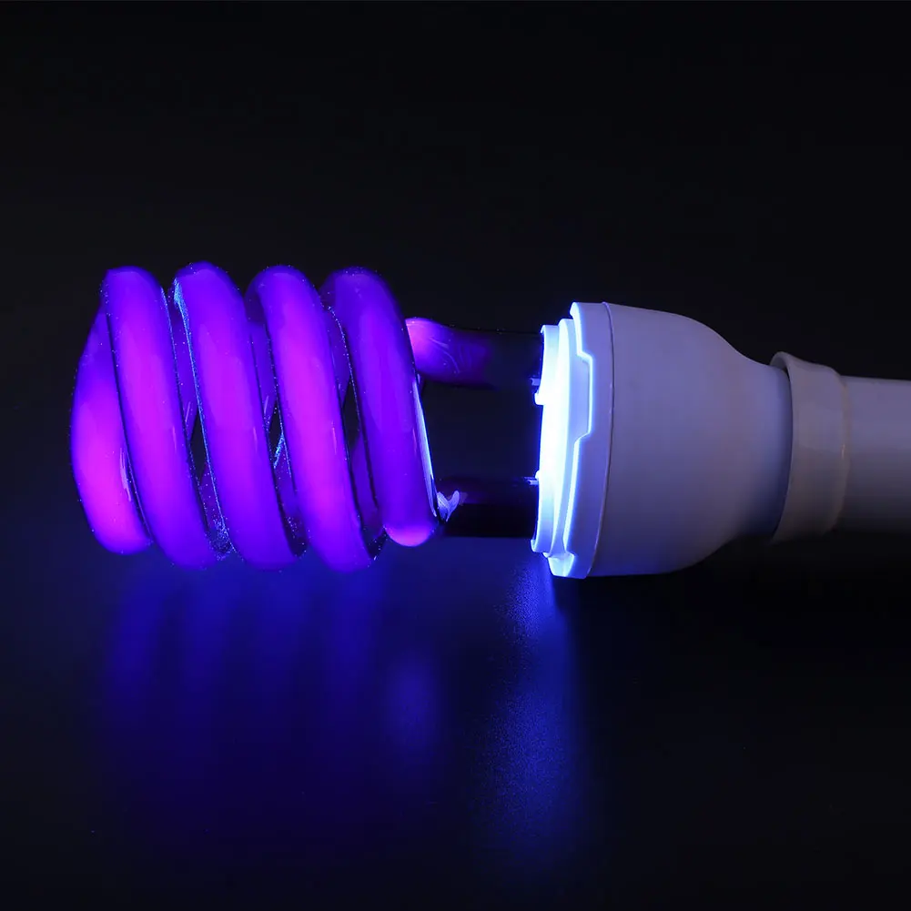 E27 40 Вт ультрафиолетовая флуоресцентная Blacklight лампа CFL экономия энергии