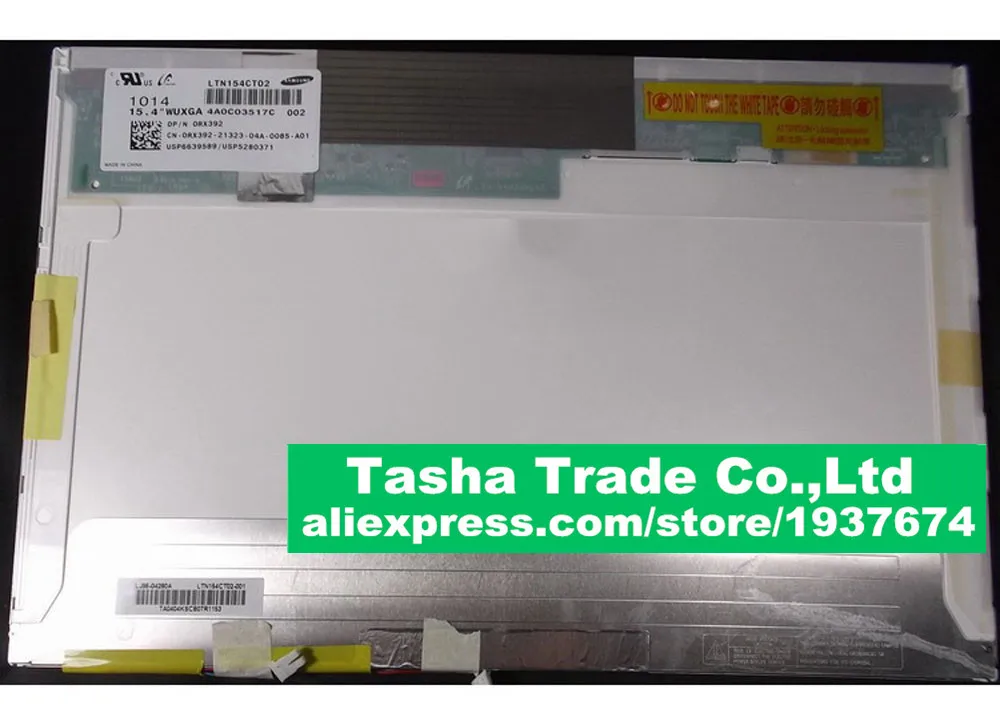 

For DELL Precision M4400 Latitude E6500 LCD Screen Panel LTN154CT02 WUXGA 15.4