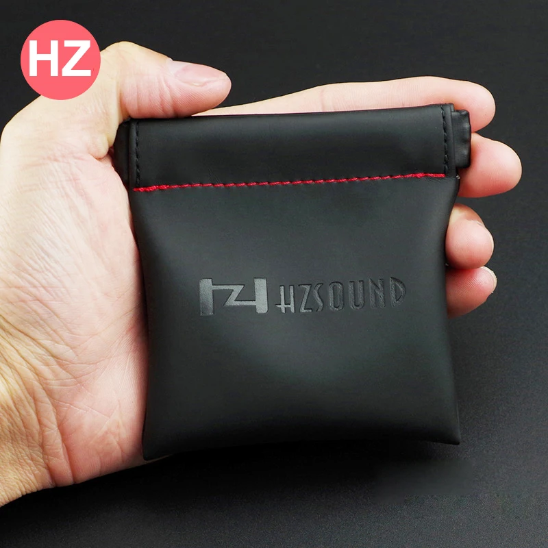 

100% Original HZ HZSOUND High End Earphone Accessories PU Leather Earphone Case Portable Bag Headphone Accessories FreeShipping