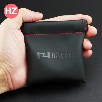 

100% Original HZ HZSOUND High End Earphone Accessories PU Leather Earphone Case Portable Bag Headphone Accessories