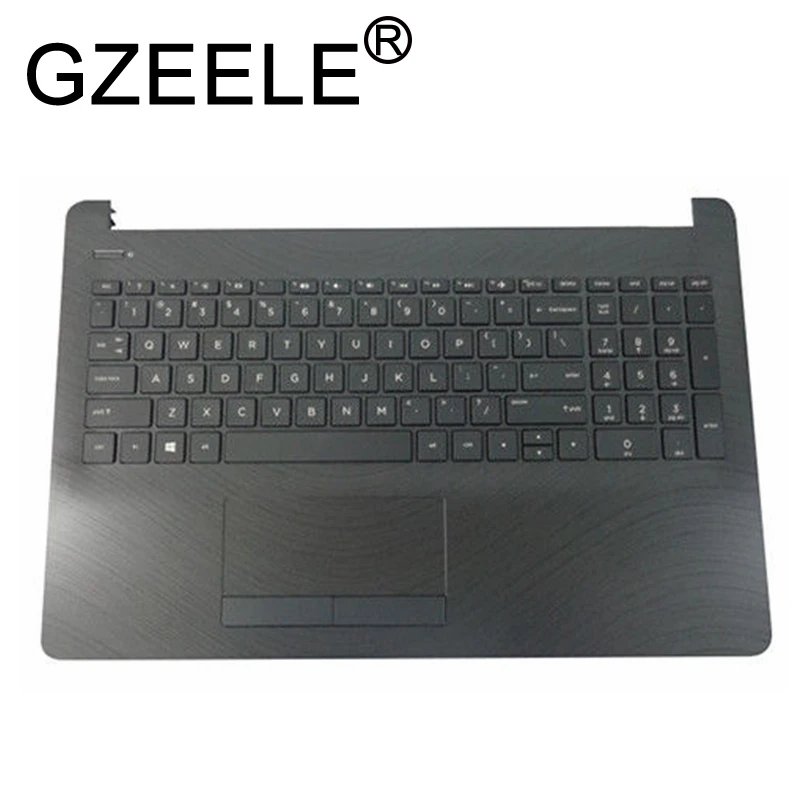 GZEELE для hp Pavilion 15-BS 15-BW 250 G6 255 g6 15T-BS Упор для рук в сборе верхний чехол с клавиатурой в английском и американском стиле AM204000100