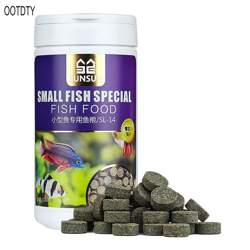 

OOTDTY 150ML Small Special Nutritious Dried Fish Food Tropical Veggie Pet Eating Feeding