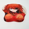 Eva Soryu Asuka Langley Anime 3D Oppai Mouse Pad Gaming Wrist Rest ► Photo 2/5