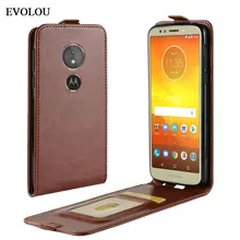 Vertical Flip Leather Case for Motorola Moto G6 Play Cover Up Down Leather Cover for Motorola Moto E5 Play Protective Phone Bag