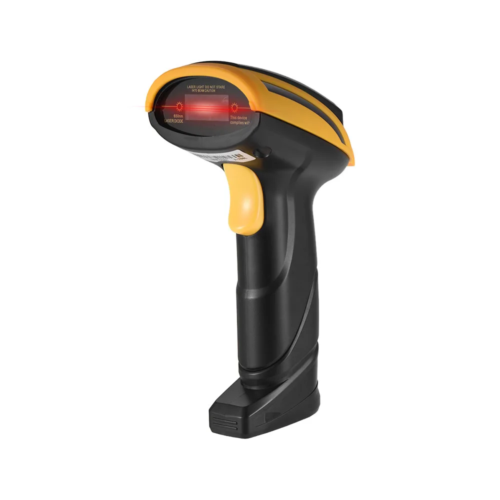 

Handheld 2.4 GHz Wireless 1D Barcode Scanner with USB Receiver Rechargeable Bar Code Reader Inventory Memory