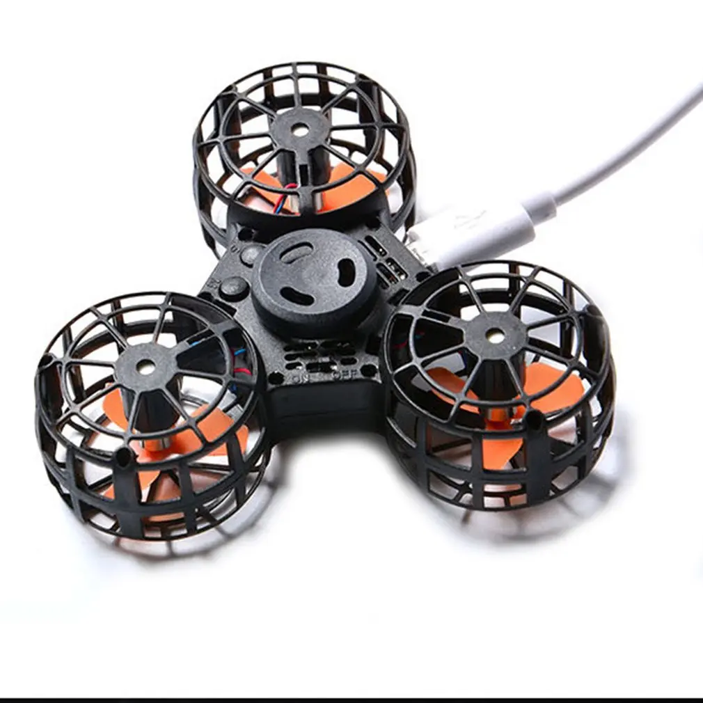 

Cool Flying Finger Spinner Boomerang Pressure Reliever Mini Dron Toy Hand Spinning Top USB Rechargeable Fly Drone Kid Toys Gift