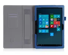 2016 nueva tab cubierta del tirón para samsung galaxy tabpro s 12.2 “w700 tablet case cuero de la pu case + soporte de mano + ranura para tarjeta