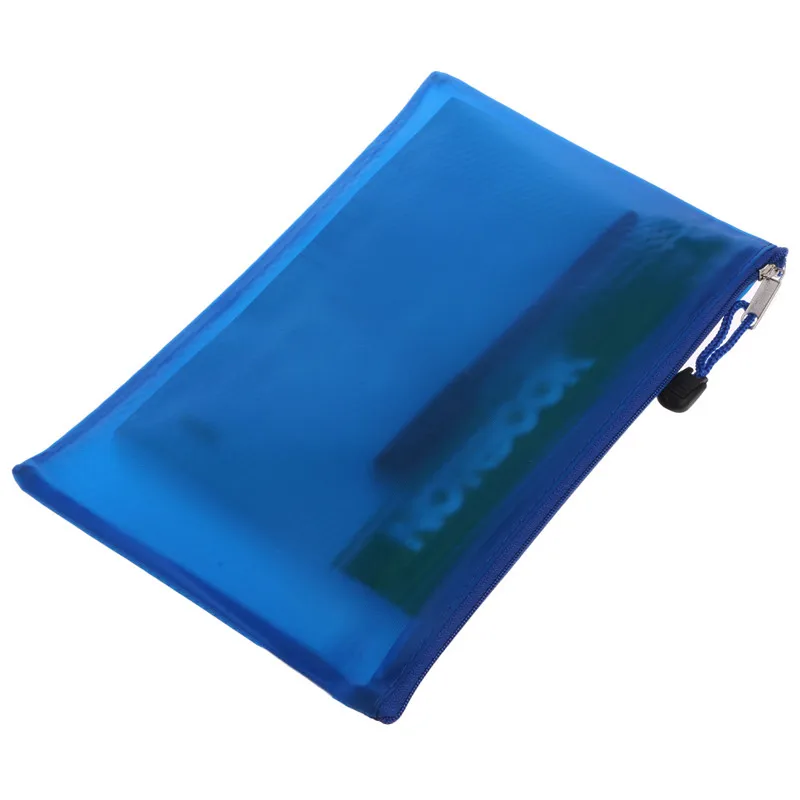 1pc Folder for documents Capacity A5 Zipper File Pocket Storage Organizer Office School Waterproof