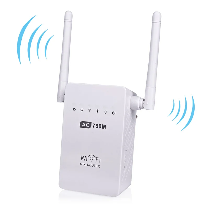 Mini Wifi Router 750Mbps Original Wireless Router Wifi Repeater 802.11 ac/b/g/n Wifi Signal Amplifier Booster Dual-Band 2.4/5GHz