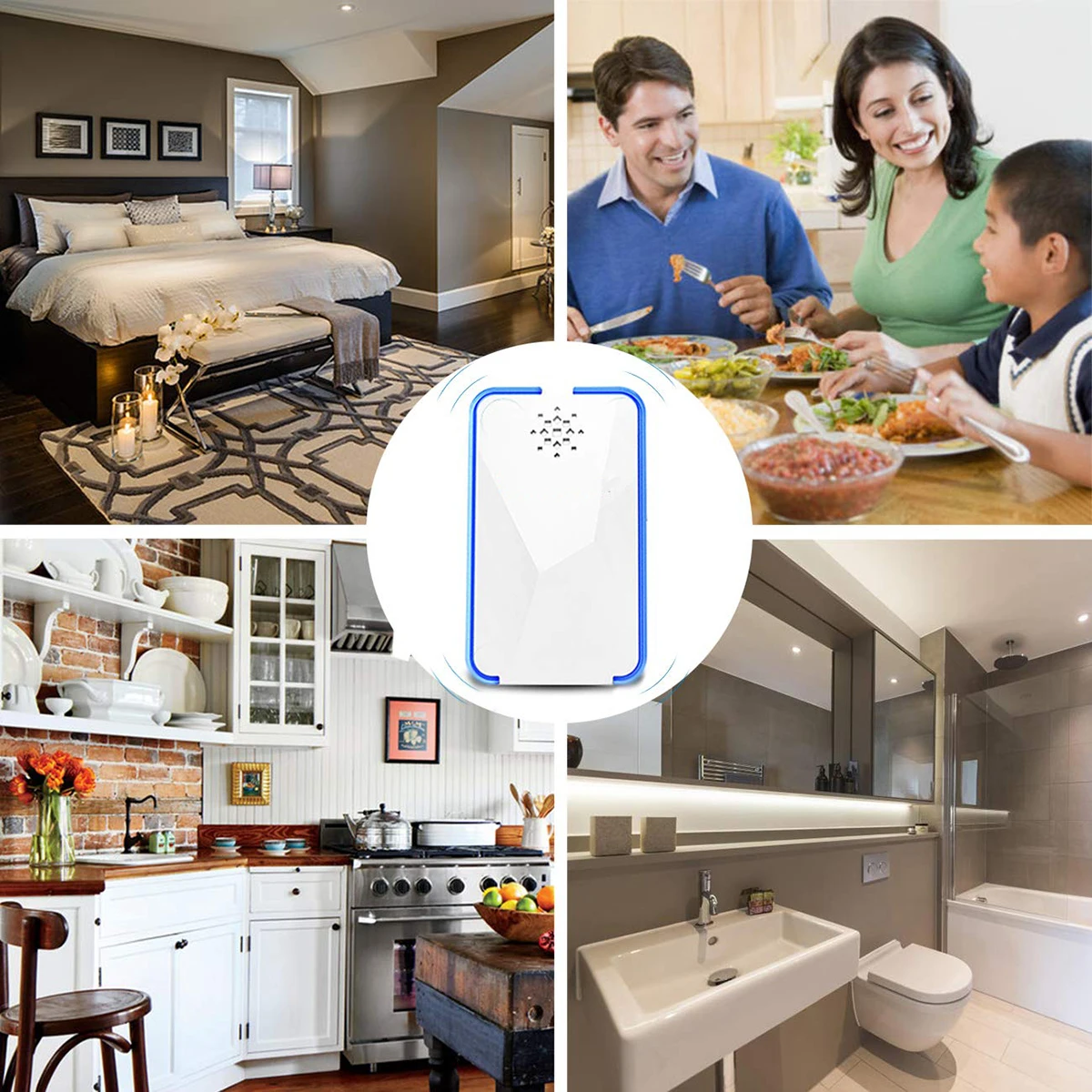 

Ultrasonic Pest Repeller Ultrasonic Insect Repellent Mouse Mosquito Bug Plug-In Pest Reject Chemical-Free
