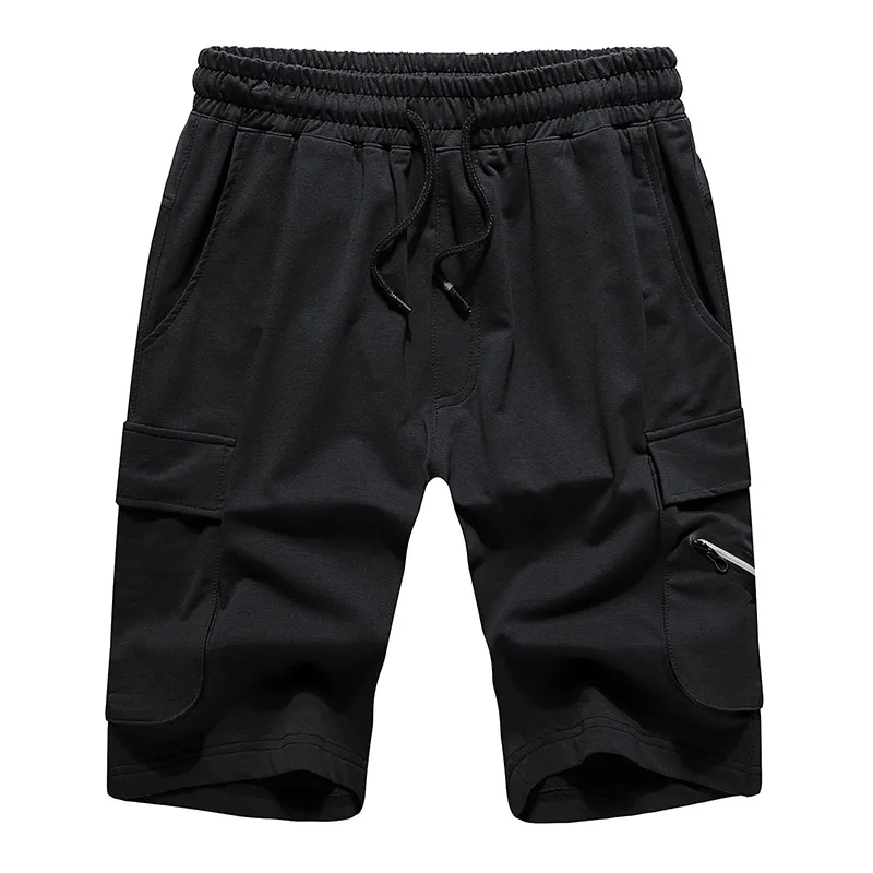 

1 Pcs Men Solid Color Elasticity Short Casual Loose for Summer Beach Sport TH36