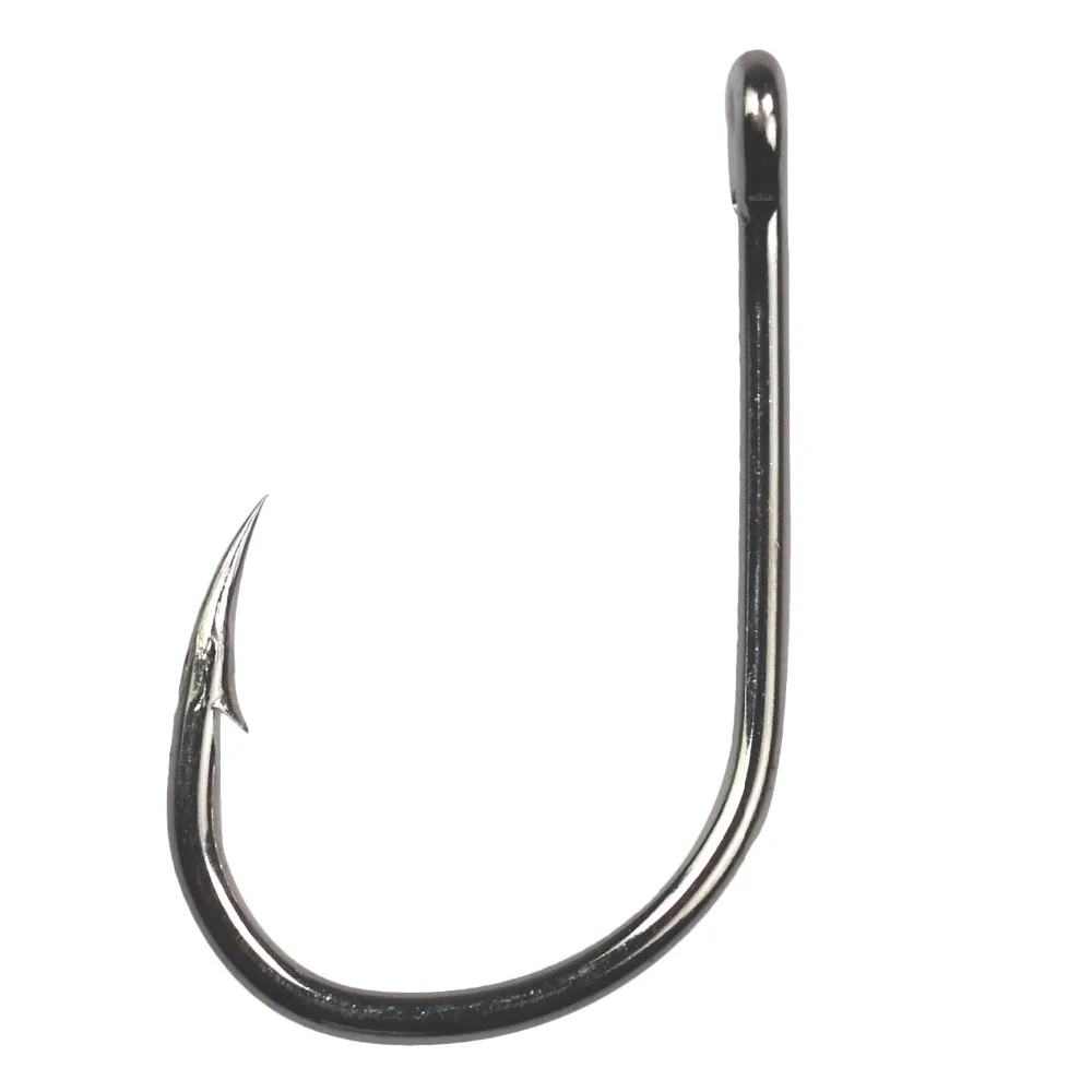 500Pcs #3~12 Silver Freshwater Fishing Hooks Fishhooks Barbed Hooks For Fishing