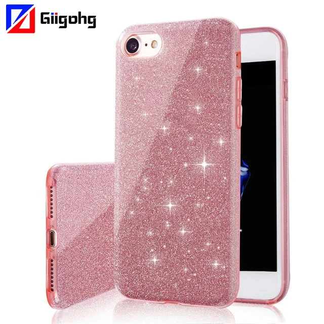 ShockProof Glitter Soft Case for Huawei P20Lite P20 lite Pro P10 P9 Plus P8Lite P8 Lite 2017 honor 6X 8 9 Lite PC+TPU Cover