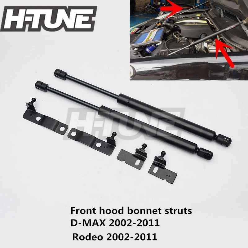 

H-TUNE 4x4 Accessories Front Hood Gas Lift Support Struts Shock Damper for D-MAX / RODEO 02-11