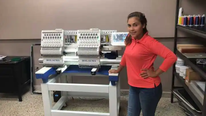 № 1 max скорость 1200 spm 15 Вышивка крестом иглы tajima Тип 2 головы машина хорошее качество вышивальная машинка со встроенным компьютером для кепки/3d