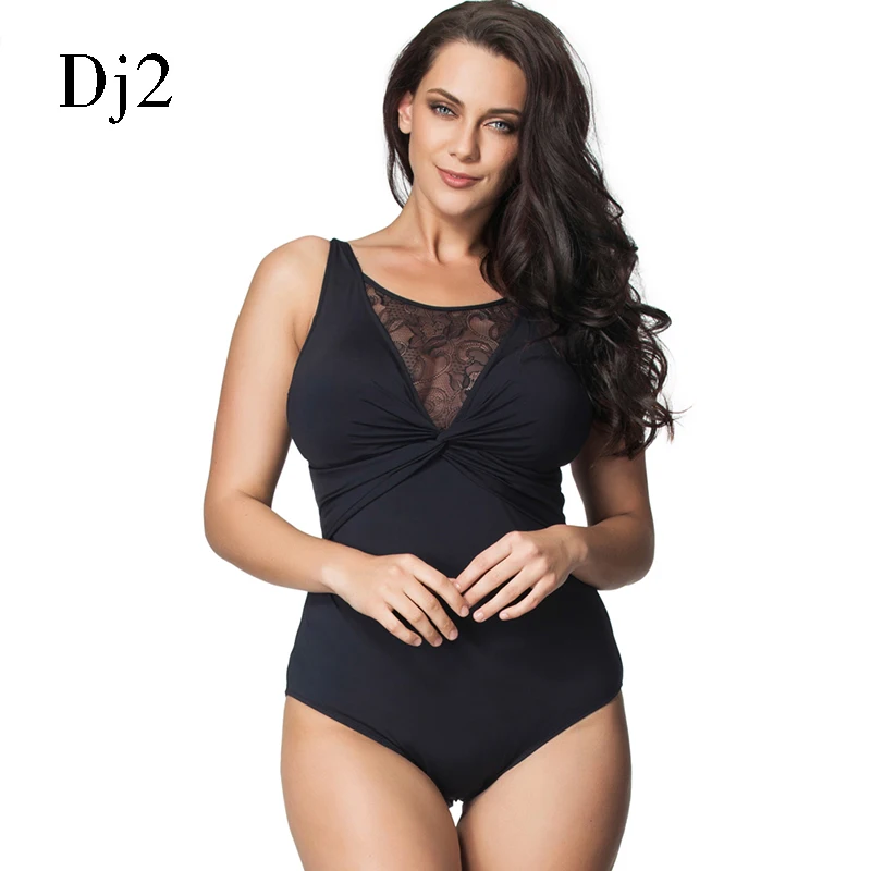 Brand Swimwear Women 2017 One Piece Black Sexy Lace Hollow Out Swimsuit One Piece Thong Push Up Swimwear Plus Size 6XL Monokini plus-size-black-swimsuit : image Brand Swimwear Women 2017 One Piece Black Sexy Lace Hollow Out Swimsuit One Piece Thong Push Up Swimwear Plus Size 6XL Monokini plus-size-black-swimsuit