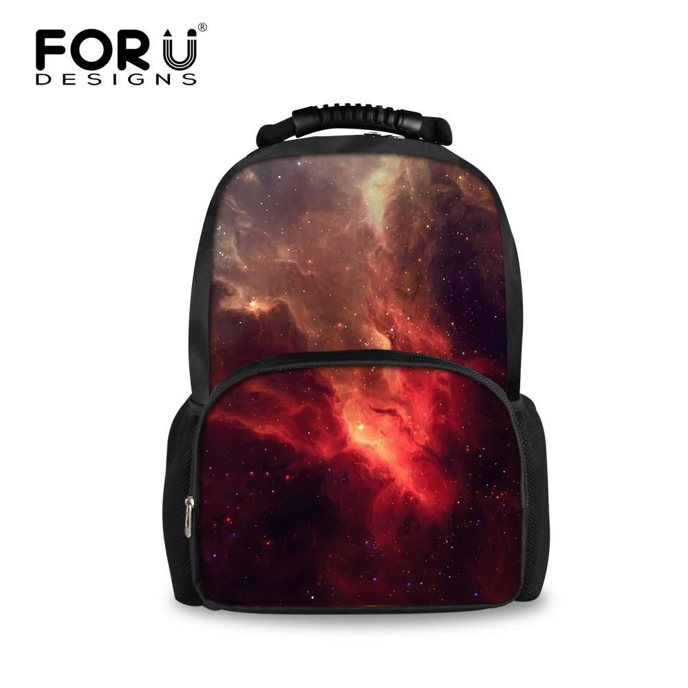 Мода красочные звезды для женщин рюкзак для обувь девочек фетр Galaxy Вселенная повседневное школьная сумка