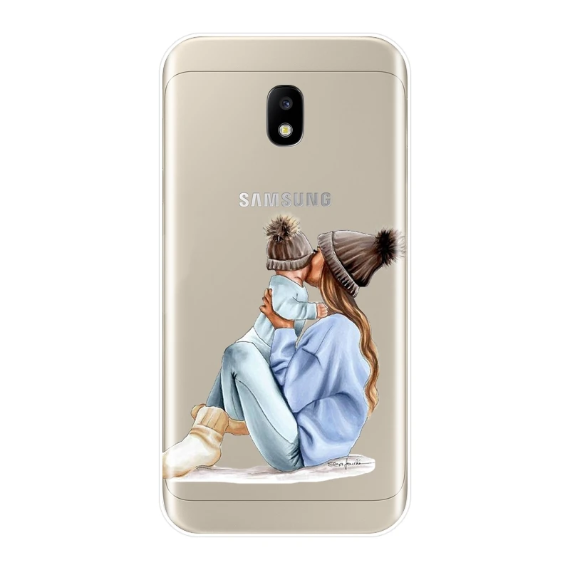 No.5 ТПУ чехол для samsung Galaxy J2 J5 J7 Prime J3 J5 J7 для маленьких девочек Для женщин мама обложка чехол для samsung J4 J6 J8 плюс Чехол - Цвет: No.5