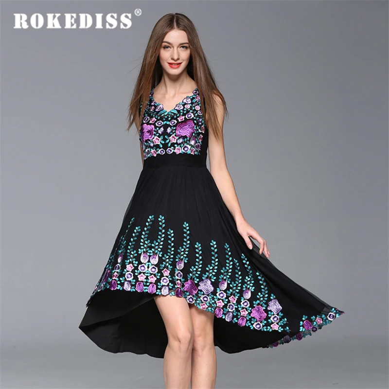 2017 Europe America new Women spring Fine Women's clothing V neck Mesh