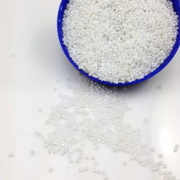 

16g 1000pcs 2mm AB White Colorful Round Opaque Loose Spacer Bead Cezch Glass Seed Beads Handmade Jewelry Making DIY Garment Bead