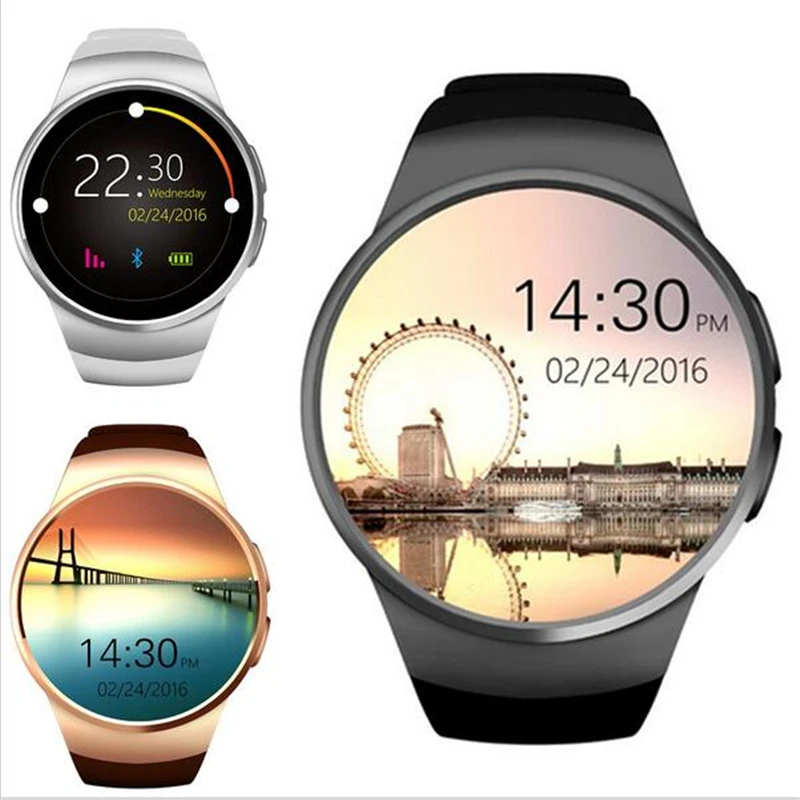 В наличии оригинал № 1 Bluetooth Смарт часы Спорт Full HD Экран SIM TF карты smartwatch для Android и