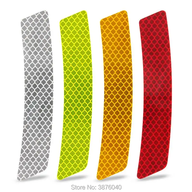 

2Pcs Car Reflective Strip Stickers Warning Light Reflector for BUICK ENCORE LACROSSE EXCELLE ENVISION VERANO REGAL GS 2018