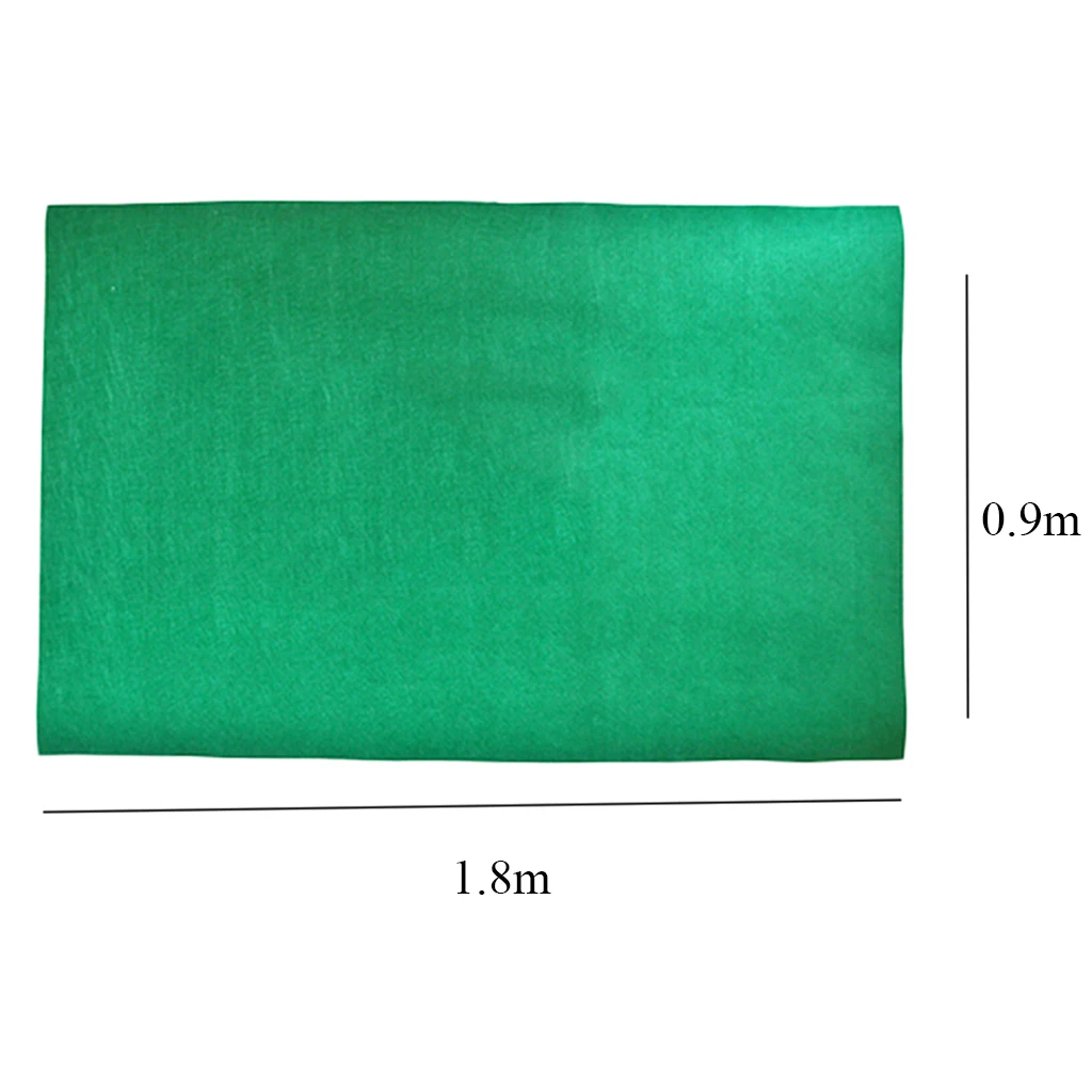 1 Pcs 1.8*0.9m Green Non-woven Mat Game Table Cover Poker Table Cloth Casino Layout for Texas Hold'em Poker