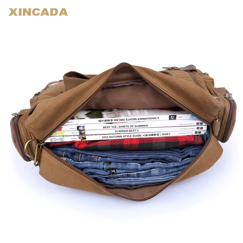 XINCADA холст сумки мужская повседневная сумка диагональный крест портфель