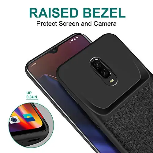Для OnePlus 6T чехол для аккумулятора NEWDERY 4700 мАч тонкий Расширенный зарядного