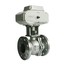 6 дюймов фланец ansi два способа моторизованный фланец шарового клапана вкл/выкл Тип Нержавеющая сталь 304 PTFE сиденье 150LB