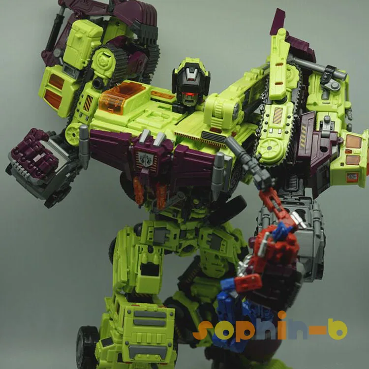 

NBK Transformed Devastator Constructicons Bulldozer Scrapper Gravity Hook Builder 6in1 Figures