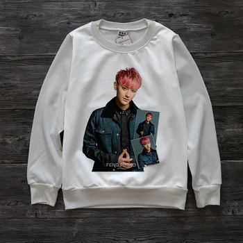

2020 NEW EXO Kpop TAO 3D Cartoon parint Winter Round neck Hoodies Women/Men Fans streetwear Sweatshirts Harajuku Female Clothes
