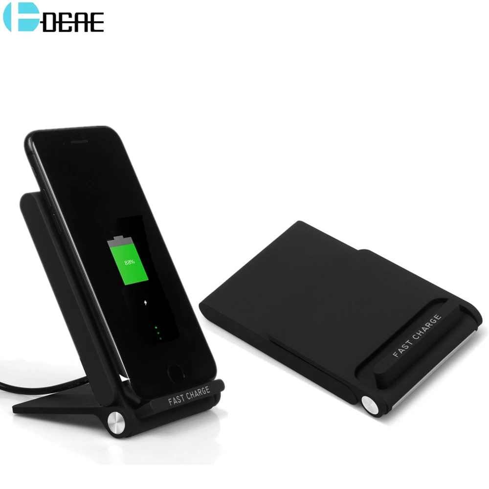 

DCAE Qi Wireless Charger USB Charger 10W for iPhone 8 XS MAX X XR Samsung S8 S9 Note 8 9 Fast Charging Pad Docking Dock Station