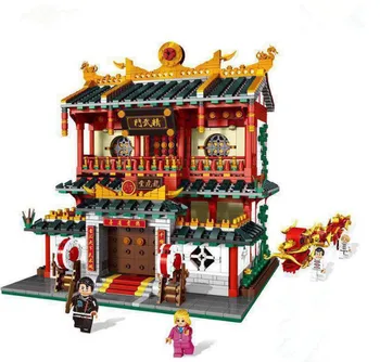 

XingBao 01004 Genuine The Chinese Martial Arts kung fu School Creative Model Building Blocks Educational Brick Toys for children