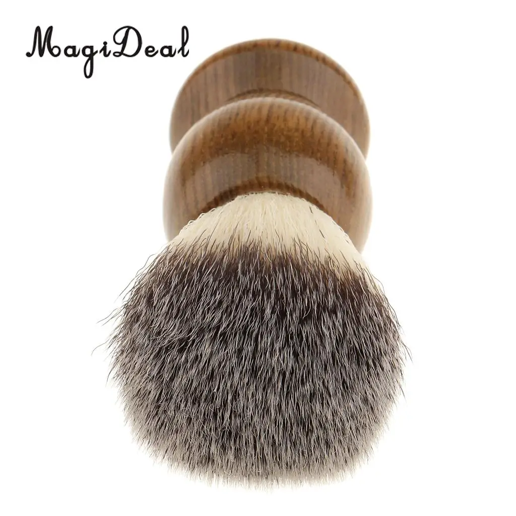 Set of 2pcs Bathroom Salon Men Beard Grooming Moustache Shaving Brush Bowl Set