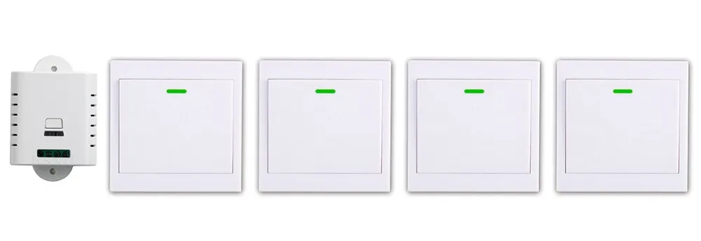 AC85V 110V 120V 220V 250V 1CH дистанционный переключатель приемник настенный передатчик