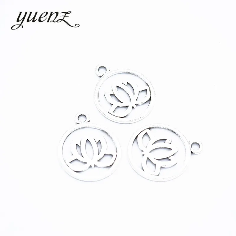 YuenZ 65pcs lotus Charm металлические подвески для творчества изготовления ювелирных
