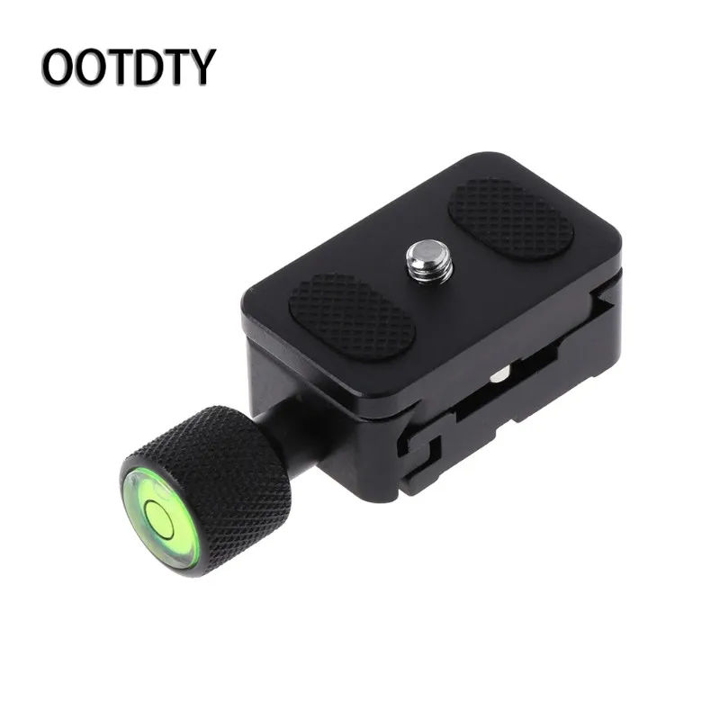 

OOTDTY Camera Tripod 1/4 Quick Release QR Plate Clamp Adapter Mount 30MM For Camera Tripod Ball Head