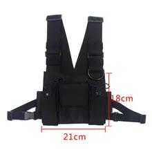 Тактический жилет нейлоновый военный жилет грудь Риг пакет сумка тактическая кобура жгут рация радио поясной пакет для приемопередающей радиостанции