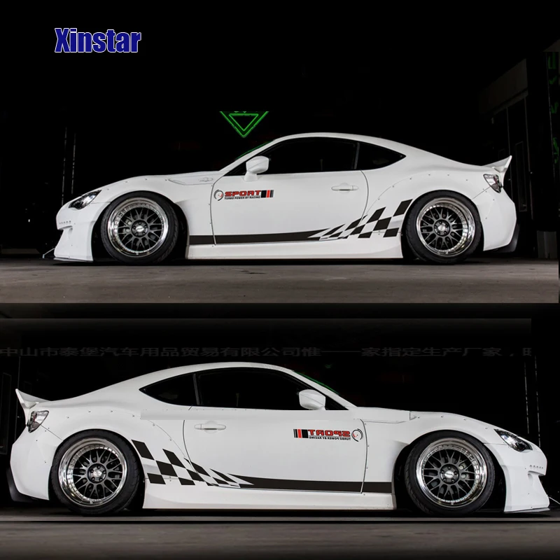 

Автомобильная боковая Наклейка для Toyota 86 Subaru STI Volkswagen SCIROCCO